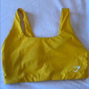 Gymshark yellow sports bra